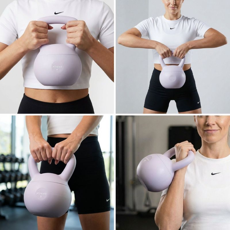 Kettlebell SOFT XTREXO 6 kg viola 6