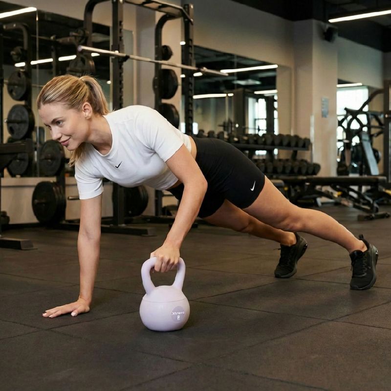 Kettlebell SOFT XTREXO 8 kg viola 3