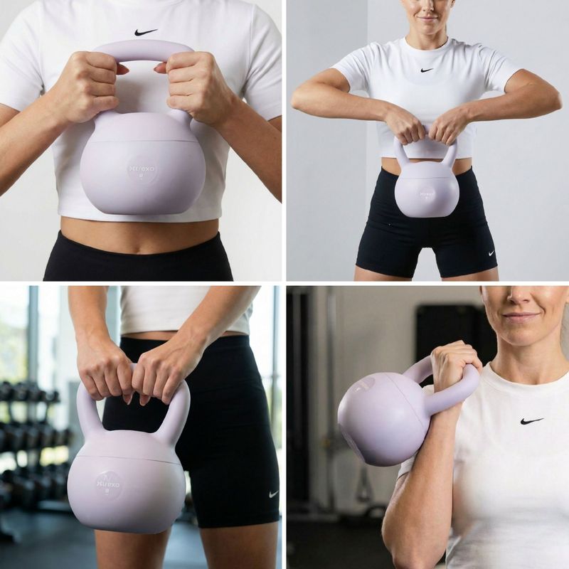 Kettlebell SOFT XTREXO 8 kg viola 6
