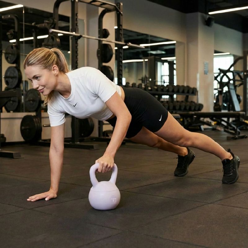 Kettlebell SOFT XTREXO 10 kg viola 3