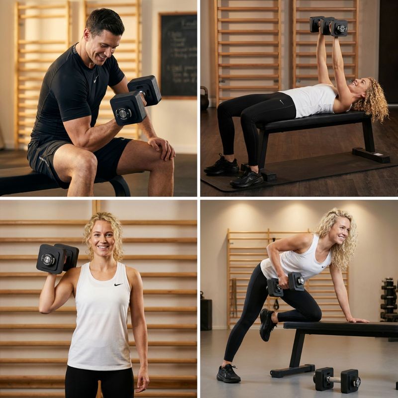 Manubrio regolabile XTREXO 15 kg black 5