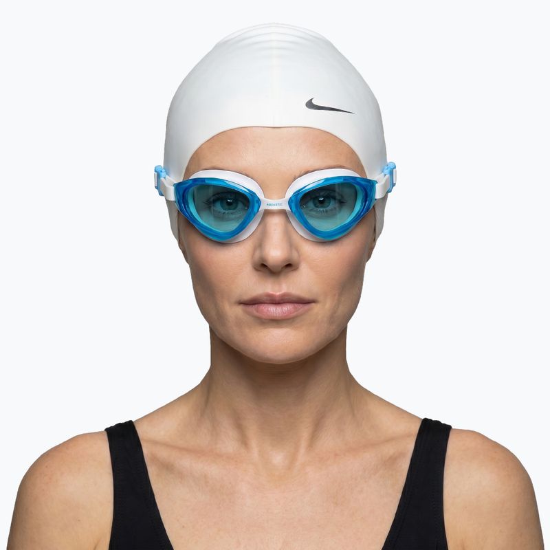 Occhialini da nuoto AQUASTIC Isti white 5