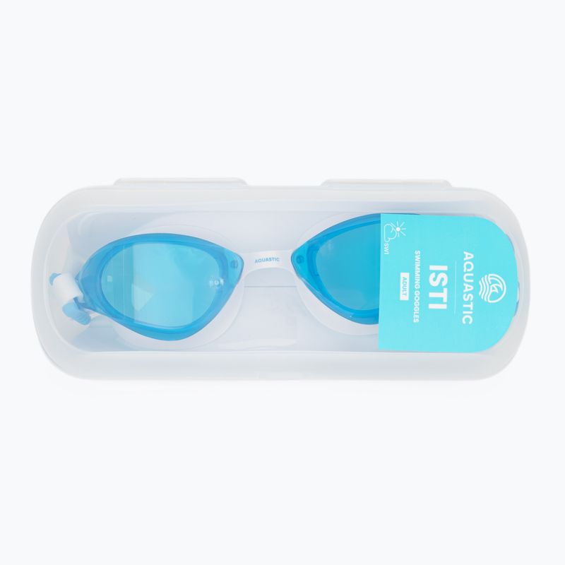 Occhialini da nuoto AQUASTIC Isti white 9