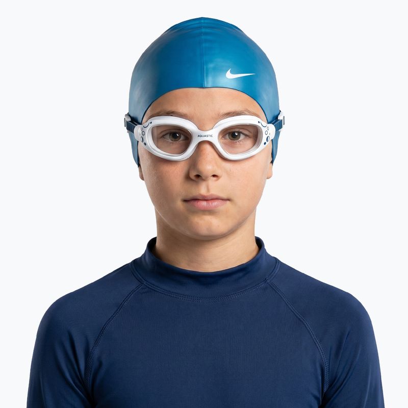 Occhialini da nuoto per bambini AQUASTIC Spinny blue 5