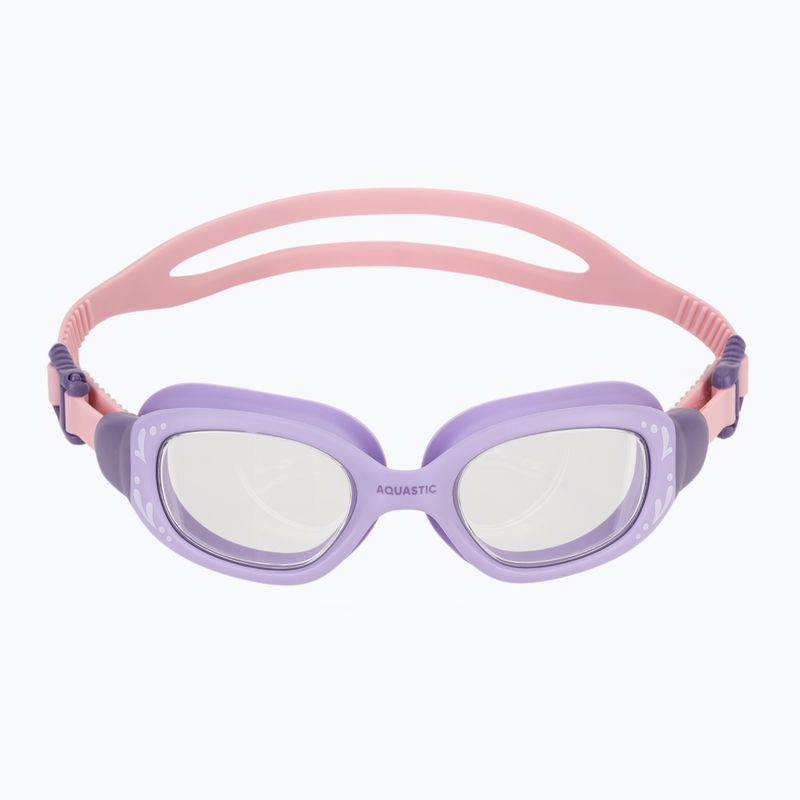 Occhialini da nuoto per bambini AQUASTIC Spinny purple 8
