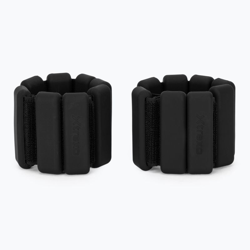 Pesi per caviglie e polsi XTREXO SCULPT 2 x 0,5 kg nero