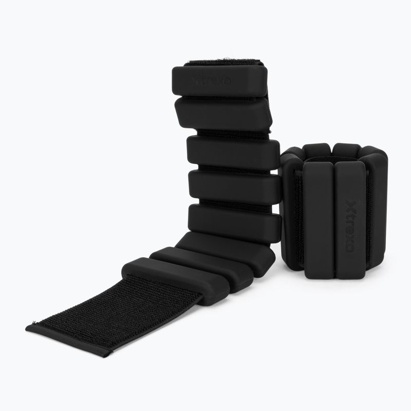 Cavigliere e polsiere con peso  XTREXO SCULPT 2 x 1 kg black 3