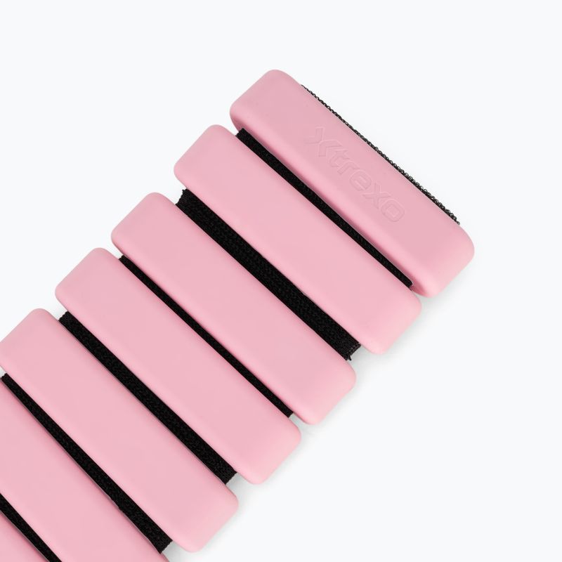 Cavigliere e polsiere con peso  XTREXO SCULPT 2 x 1 kg pink 5