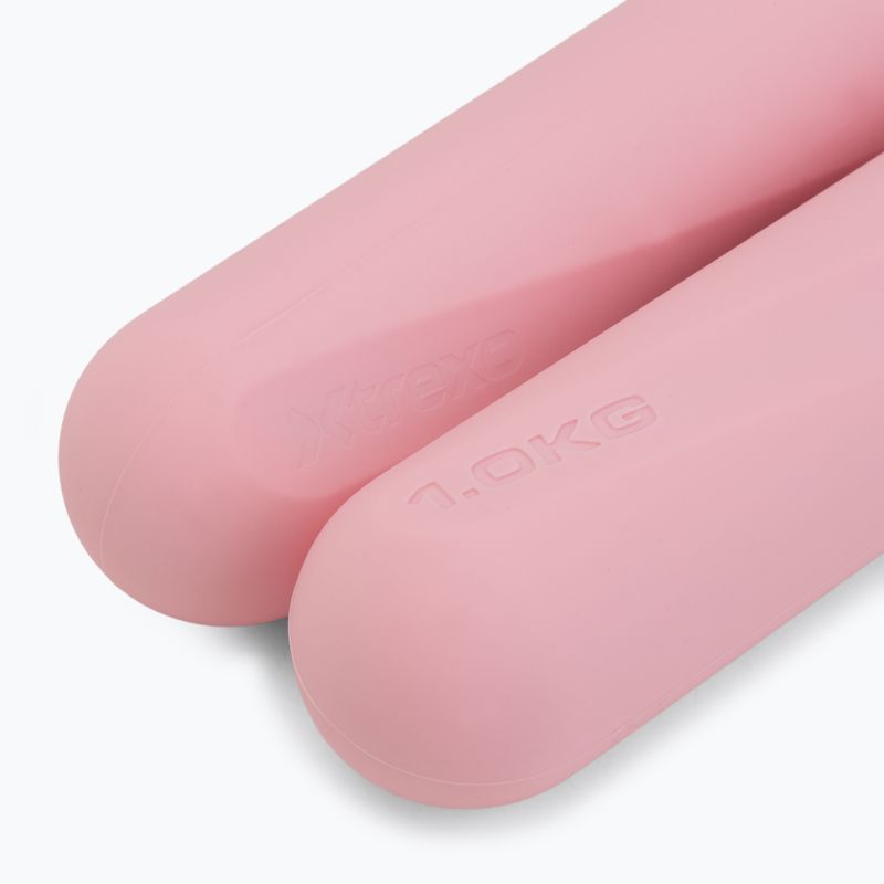 Set di manubri XTREXO SCULPT 2 x 1 kg pink 5