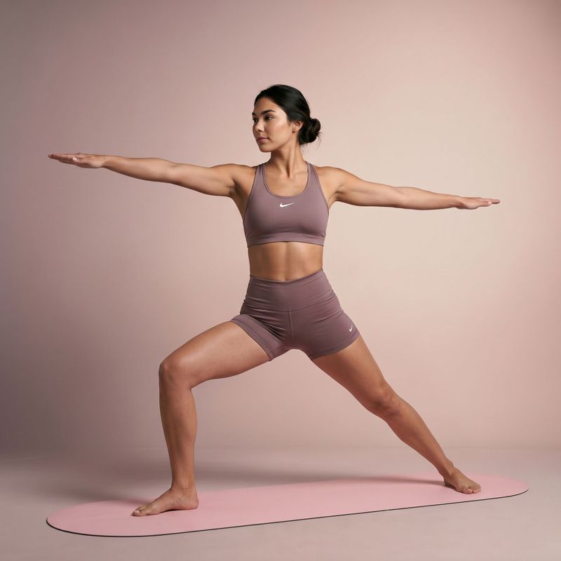 Tappetino per esercizi e yoga XTREXO SCULPT arrotondato 183 x 61 cm rosa 11