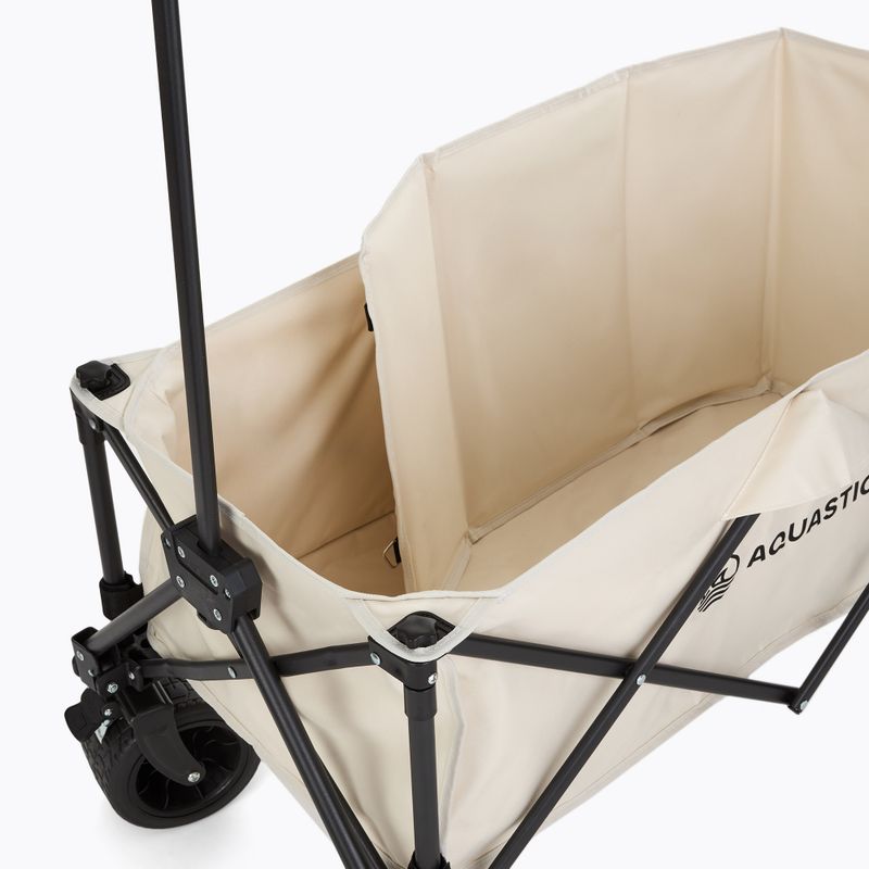 AQUASTIC Caro carrello pieghevole da trasporto beige 2