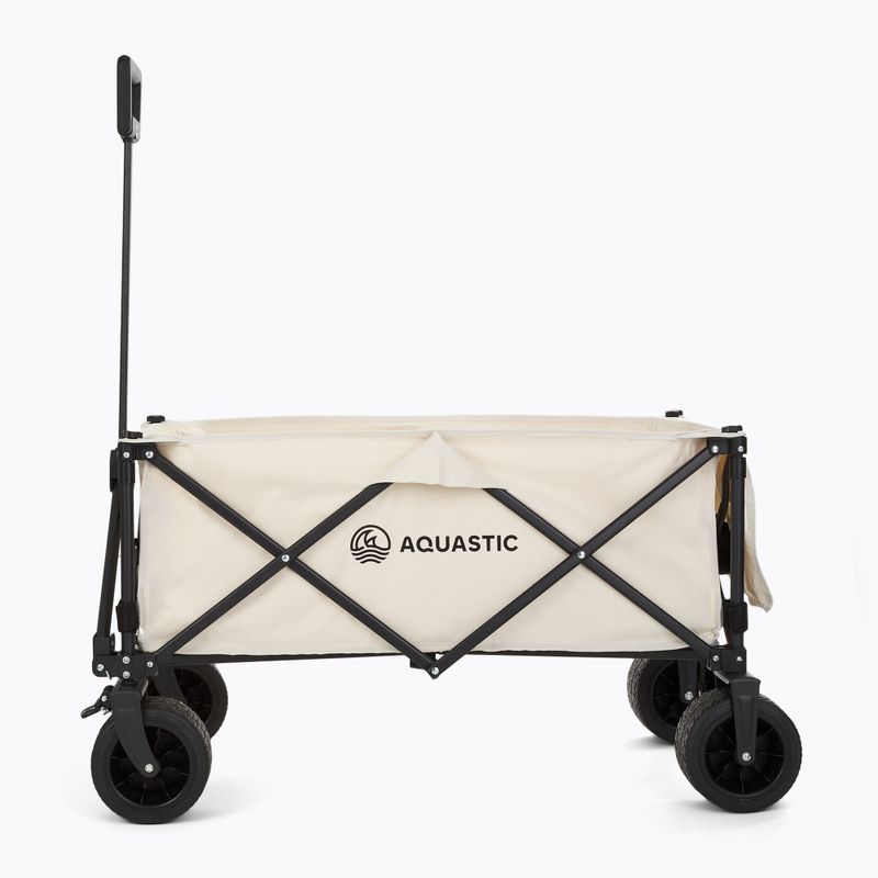 AQUASTIC Caro carrello pieghevole da trasporto beige 3