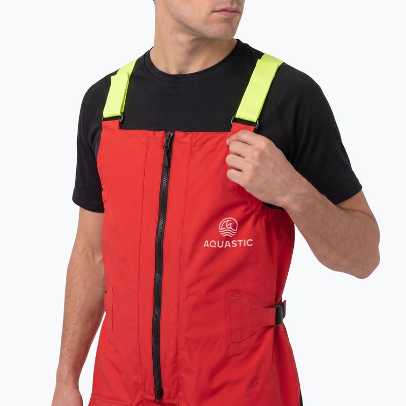 Spodnie żeglarskie męskie AQUASTIC Outrun 15 000/15 000 czerwony 3