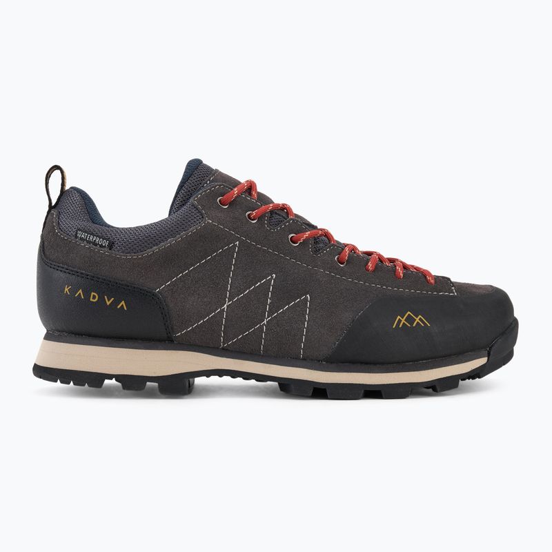 Stivali da trekking KADVA Stride Low WaterProof da uomo, grigio 2