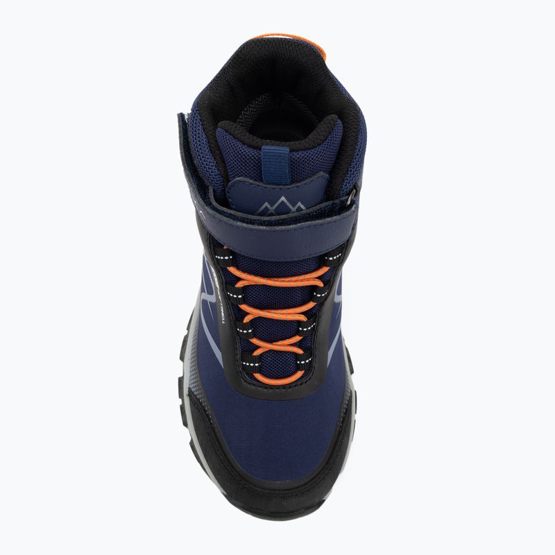Scarpe da trekking per bambini KADVA Rocky Trail Mid WaterProof Softshell blu navy 8