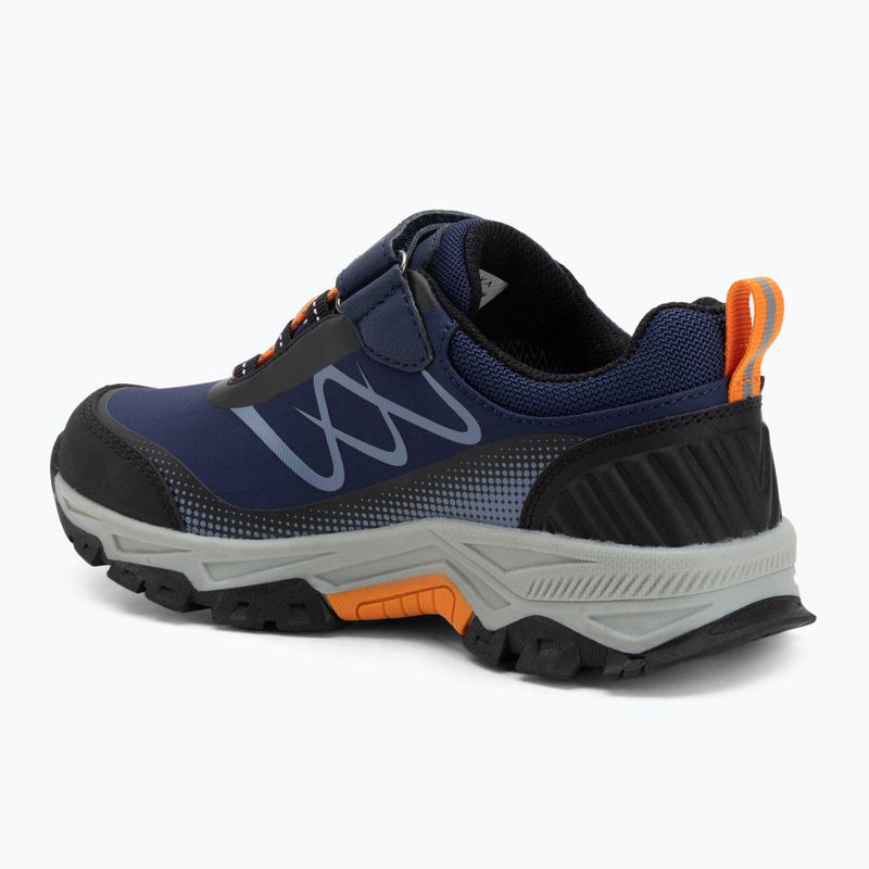 Kadva Rocky Trail Low WaterProof Softshell stivali da trekking per bambini blu navy 6