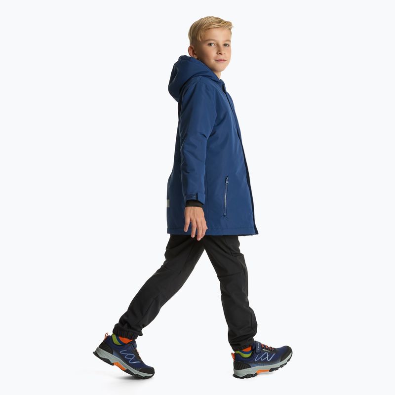Kadva Rocky Trail Low WaterProof Softshell stivali da trekking per bambini blu navy 3