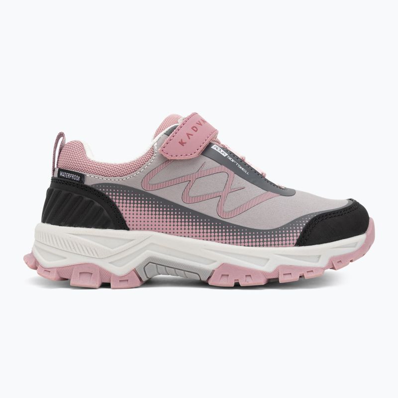Scarpe da trekking per bambini KADVA Rocky Trail Low WaterProof Softshell grigio 5
