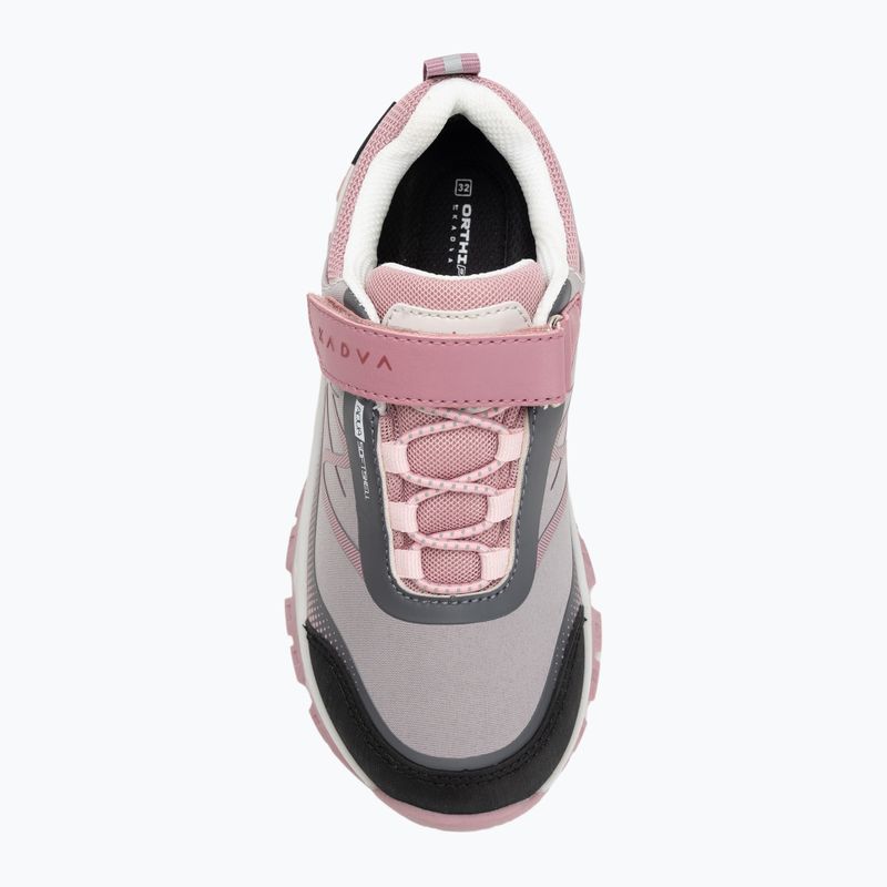Scarpe da trekking per bambini KADVA Rocky Trail Low WaterProof Softshell grigio 8