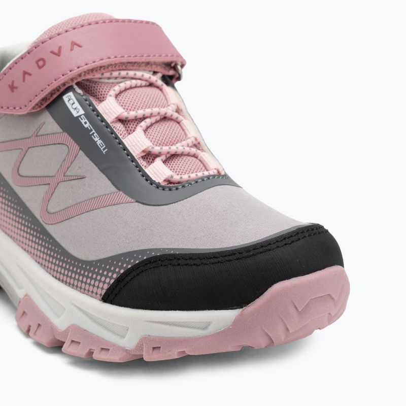 Scarpe da trekking per bambini KADVA Rocky Trail Low WaterProof Softshell grigio 10