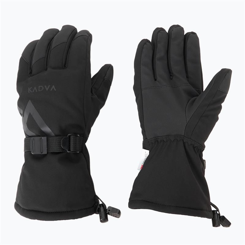 Guanti da sci da uomo KADVA Mountain Flow 3M Thinsulate neri