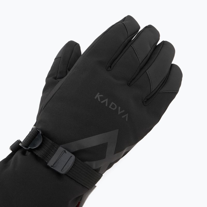 Guanti da sci da uomo KADVA Mountain Flow 3M Thinsulate neri 4