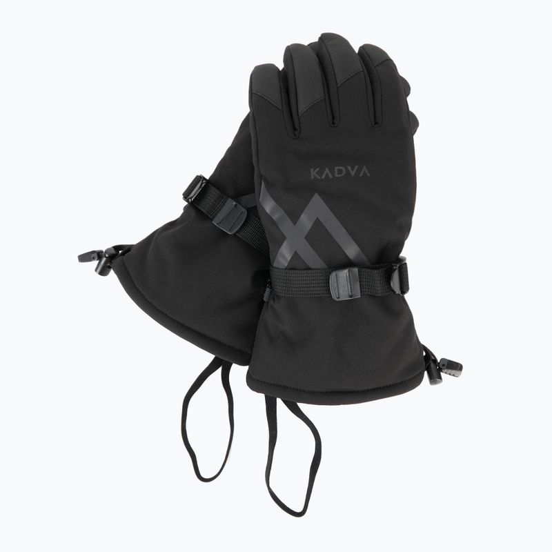 Guanti da sci da uomo KADVA Mountain Flow 3M Thinsulate neri 8