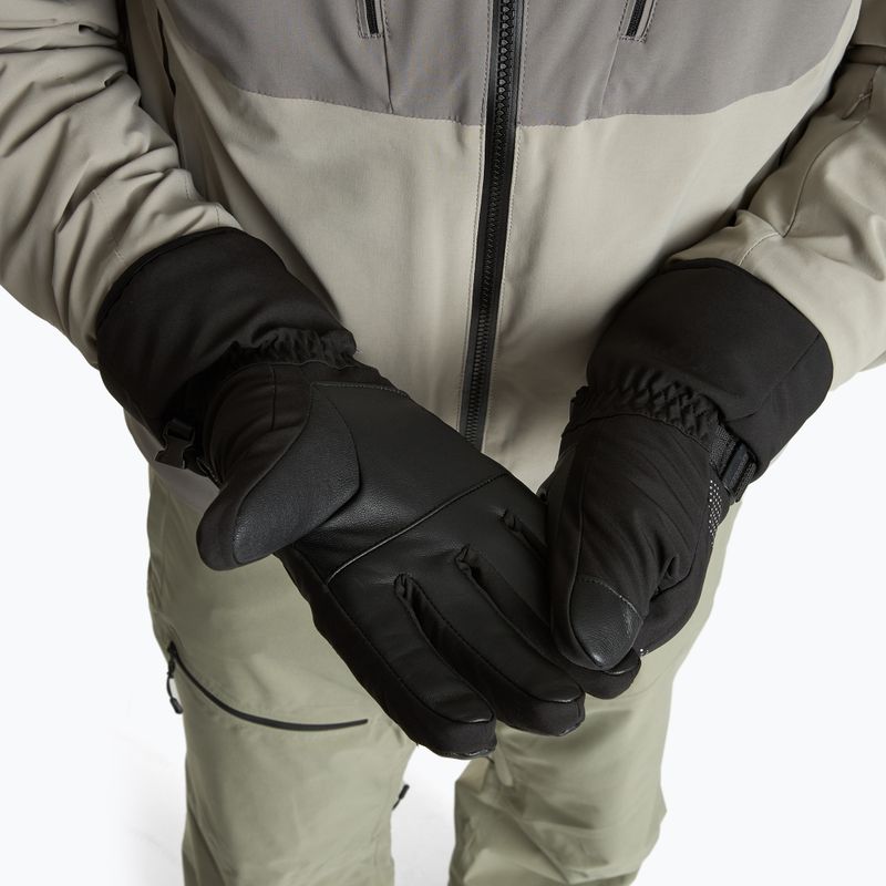 Guanti da sci KADVA Mountain Flow Pro pelle 3M Thinsulate nero 2