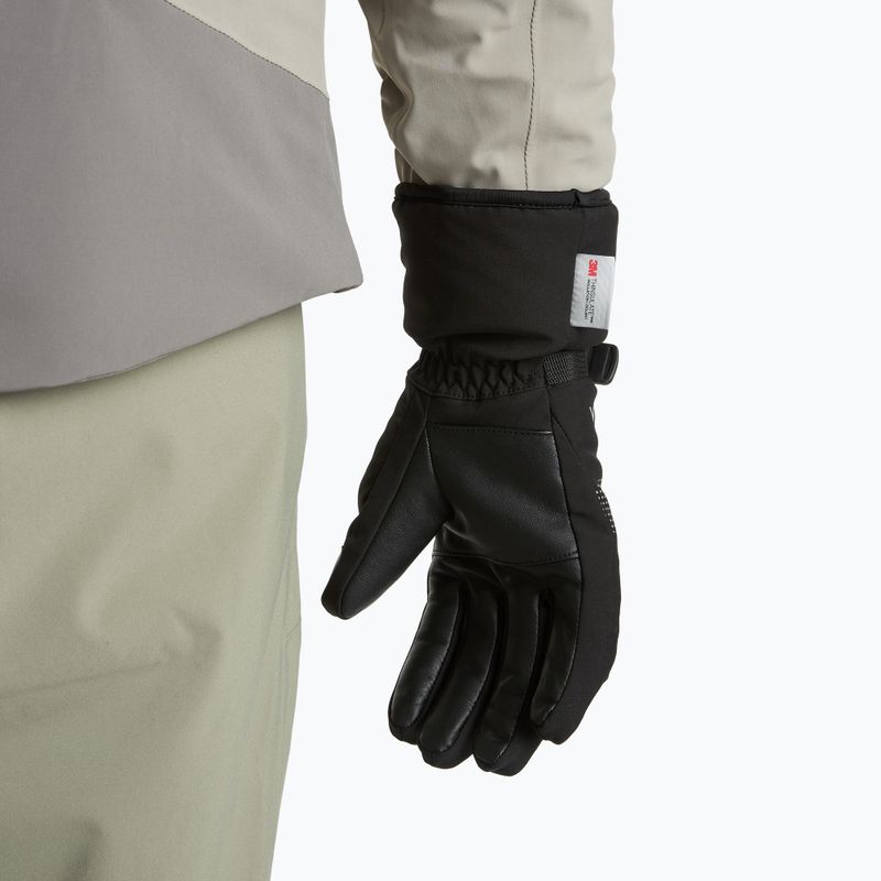 Guanti da sci KADVA Mountain Flow Pro pelle 3M Thinsulate nero 4