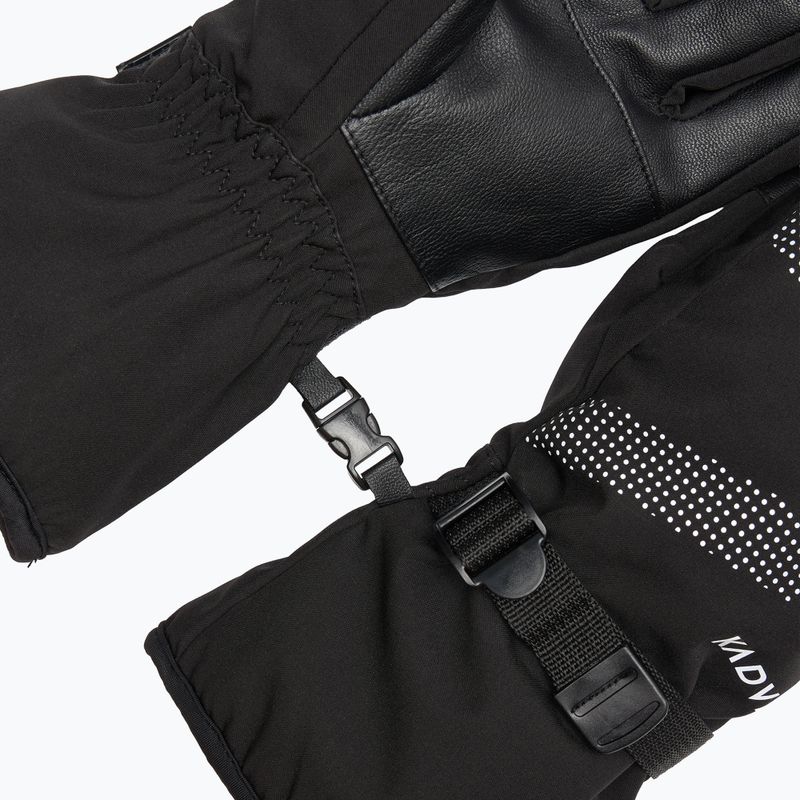 Guanti da sci KADVA Mountain Flow Pro pelle 3M Thinsulate black 8