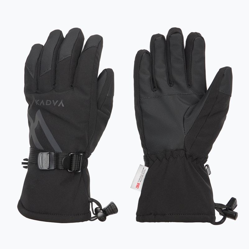 Guanti da sci donna KADVA Mountain Flow 3M Thinsulate nero 5