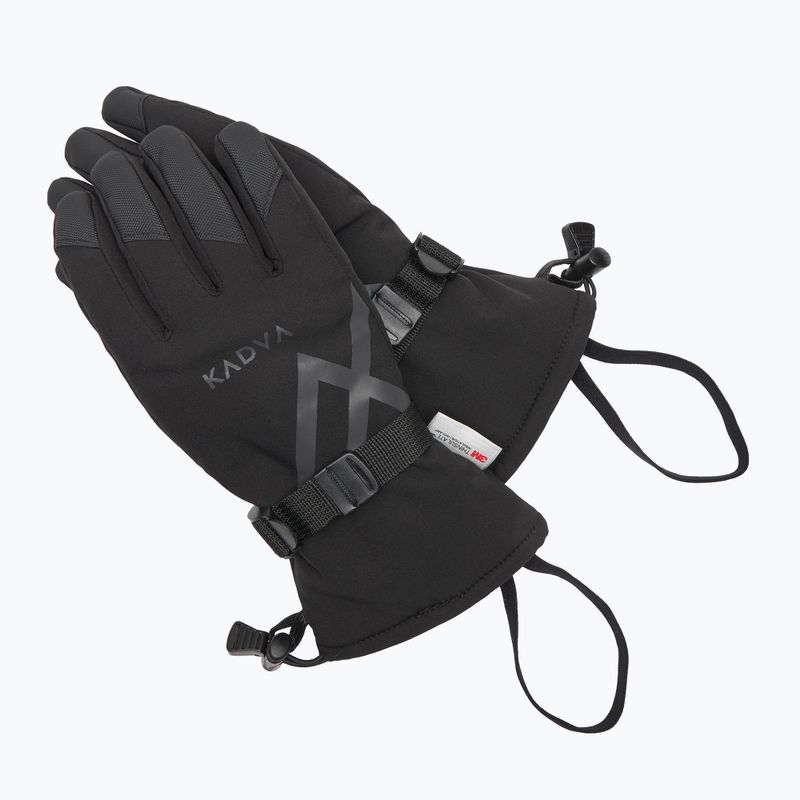 Guanti da sci da donna KADVA Mountain Flow 3M Thinsulate black 10