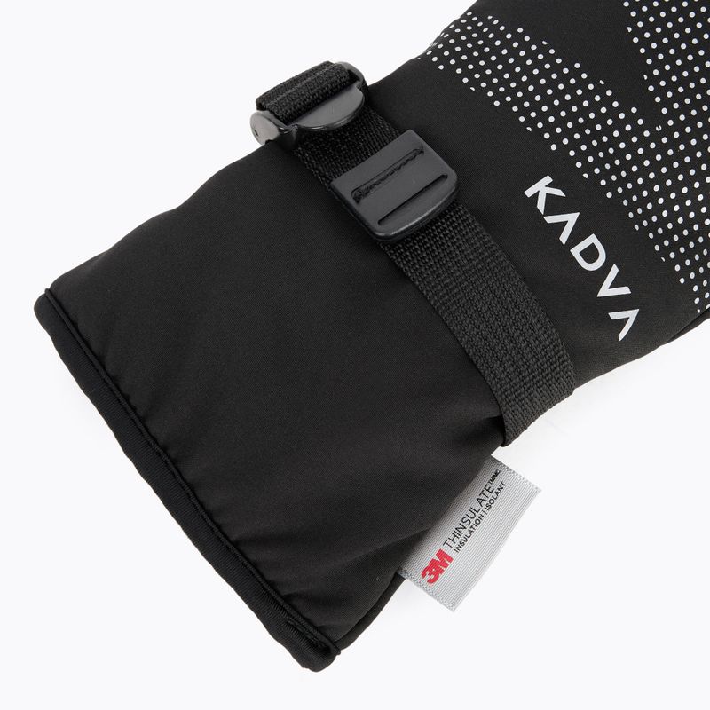 Guanti da sci donna  KADVA Mountain Flow Pro pelle 3M Thinsulate black 5