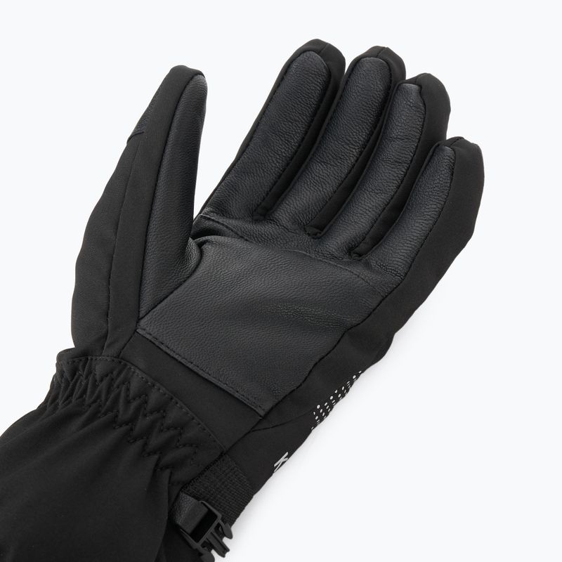 Guanti da sci donna KADVA Mountain Flow Pro pelle 3M Thinsulate nero 7