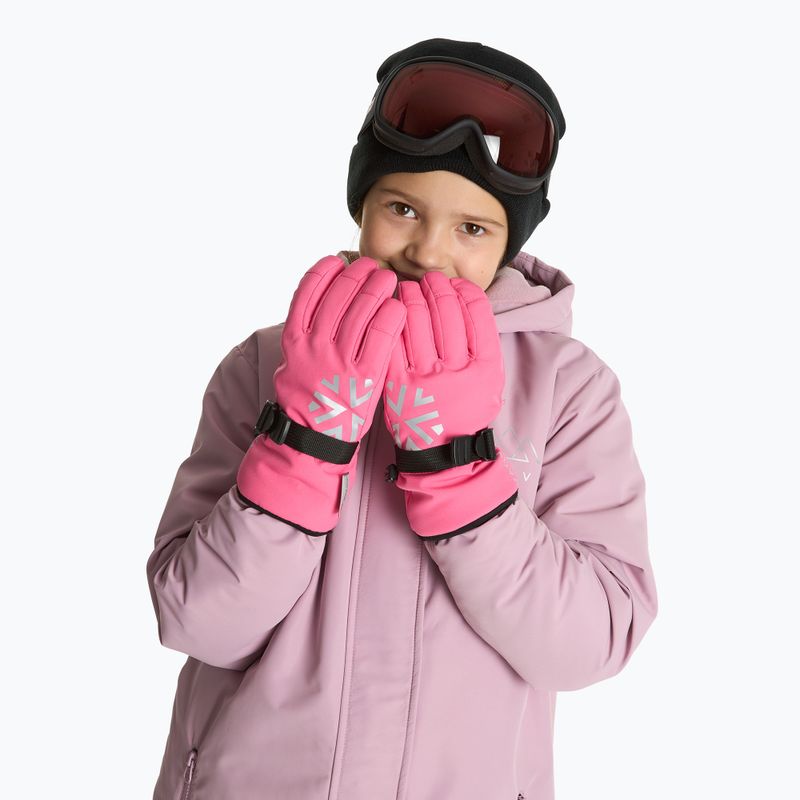 Guanti per bambini KADVA Mountain Flow rosa 2