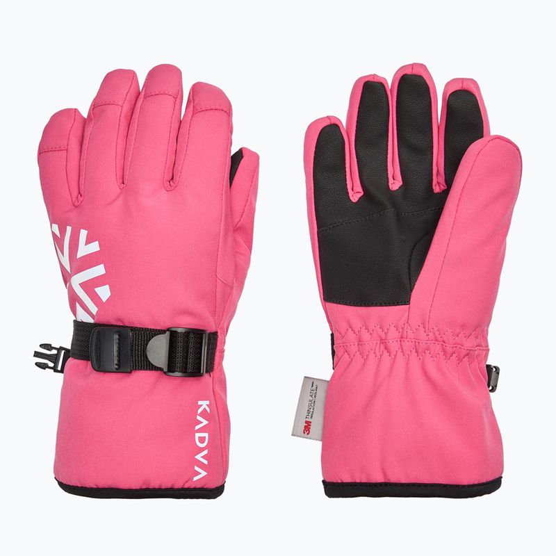 Guanti per bambini KADVA Mountain Flow rosa 5