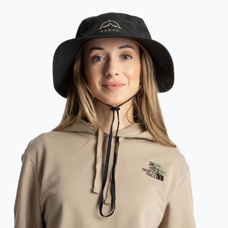 Kapello KADVA Hiker Hat regolabile nero