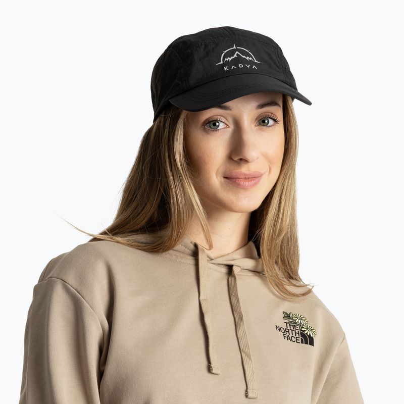 Cappello con visiera KADVA Hiker Cap nero 4