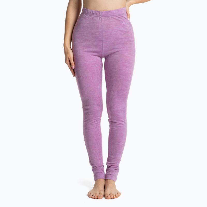 Set intimo termico donna WOOLCANO Merino SET0543 viola 8