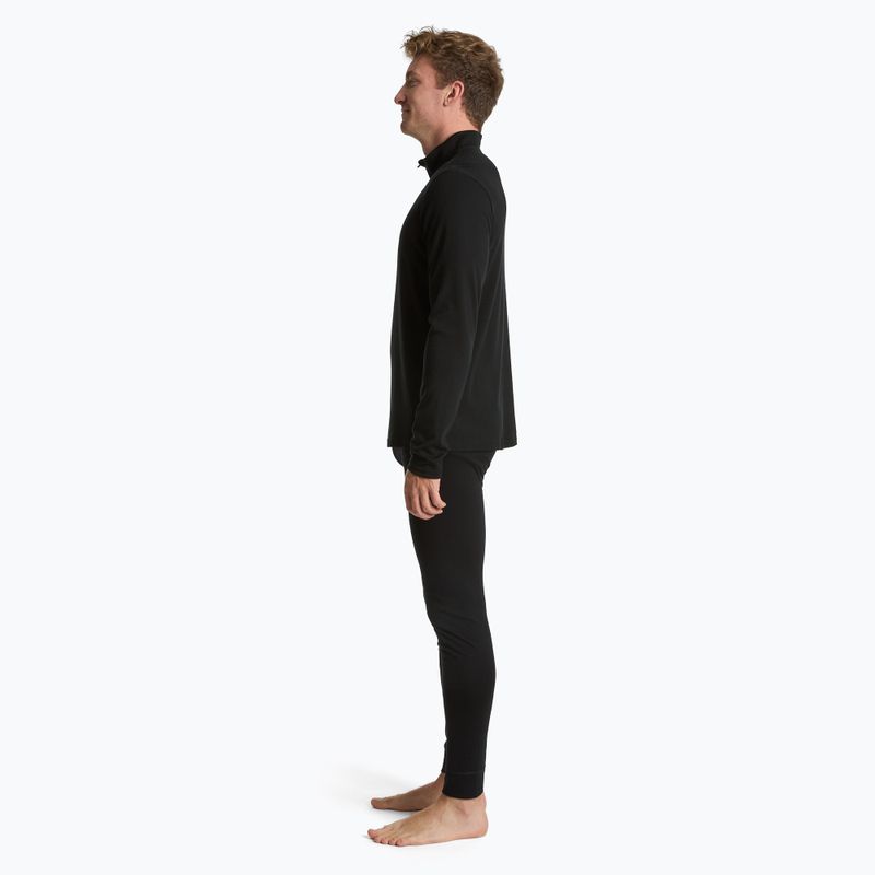 Felpa termica da uomo WOOLCANO Merino TOP0544 nero 3