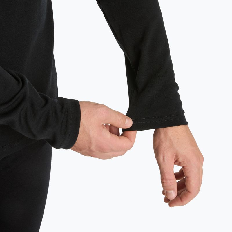 Felpa termica da uomo WOOLCANO Merino TOP0544 nero 6