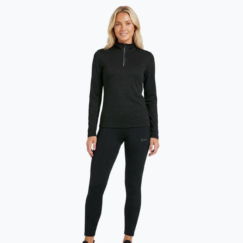 Felpa termica da donna WOOLCANO Merino TOP0545 nero 3