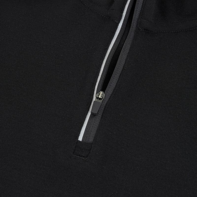 Felpa termica da donna WOOLCANO Merino TOP0545 nero 8