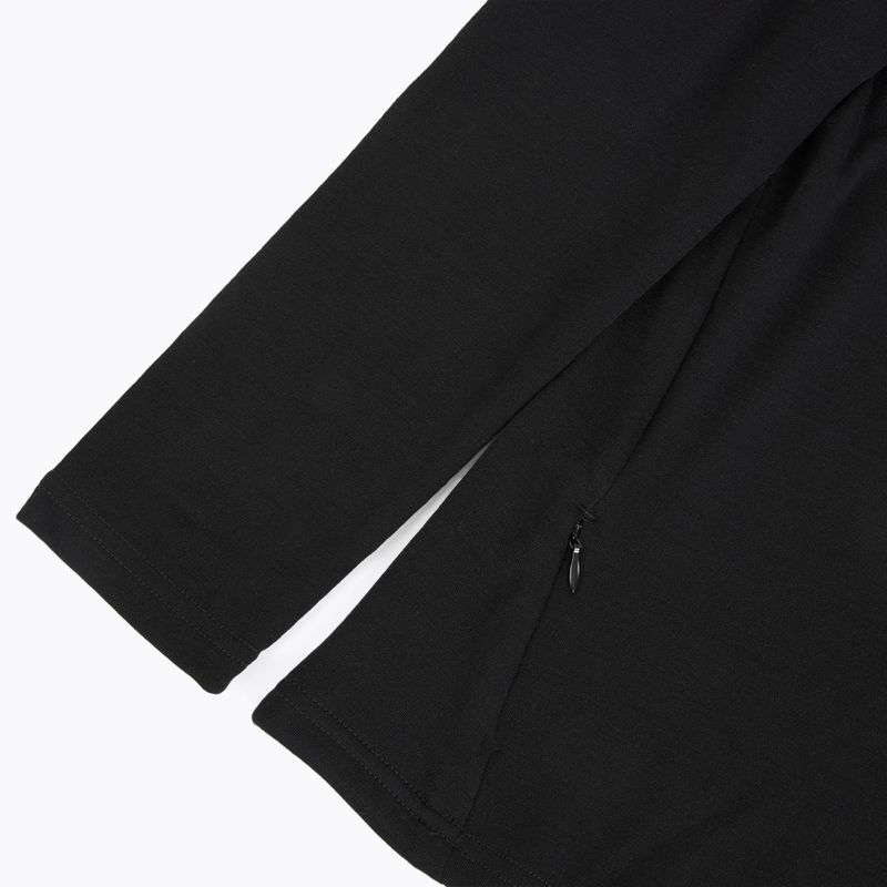 Felpa termica da donna WOOLCANO Merino TOP0545 nero 9