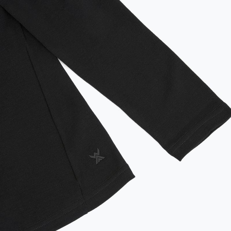 Felpa termica da donna WOOLCANO Merino TOP0545 nero 10