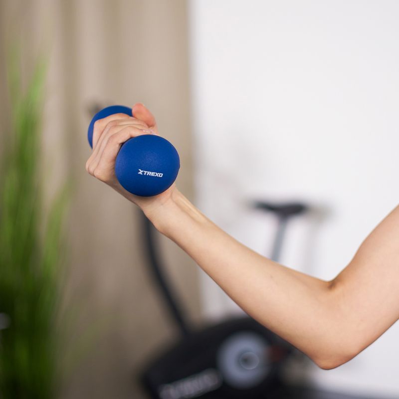 Manubrio XTREXO in neoprene TX0-B4M010 2 kg blu 5
