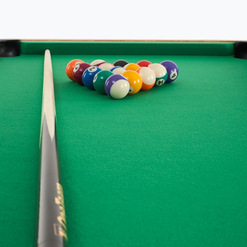 Stół do gry 3w1 OneTeam FunArena piłkarzyki, cymbergaj, bilard drewniany/czarny 15