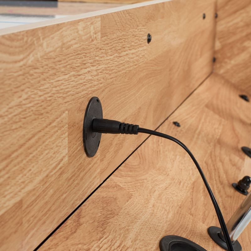 Stół do gry 3w1 OneTeam FunArena piłkarzyki, cymbergaj, bilard drewniany/czarny 21