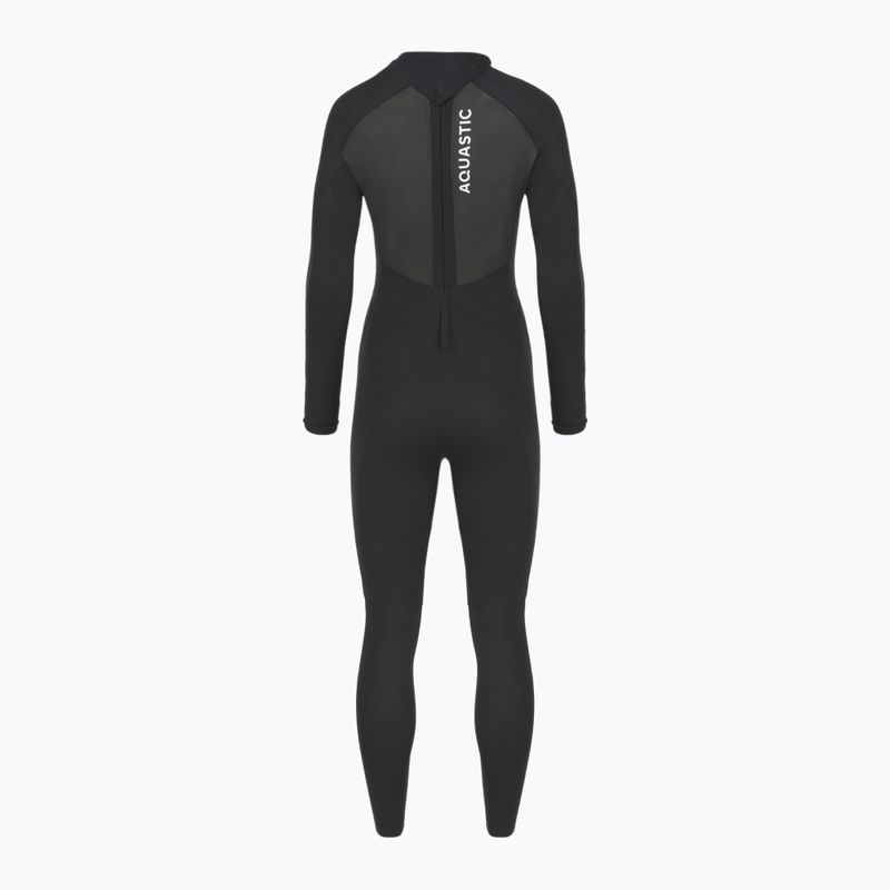 Muta da surf donna AQUASTIC in neoprene 4/3 mm WAVEY black 13