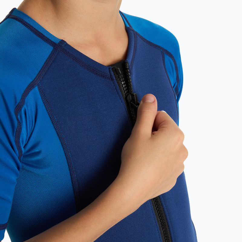 Muta da surf per bambini AQUASTIC in neoprene 1.5 mm WAVEY blue 5